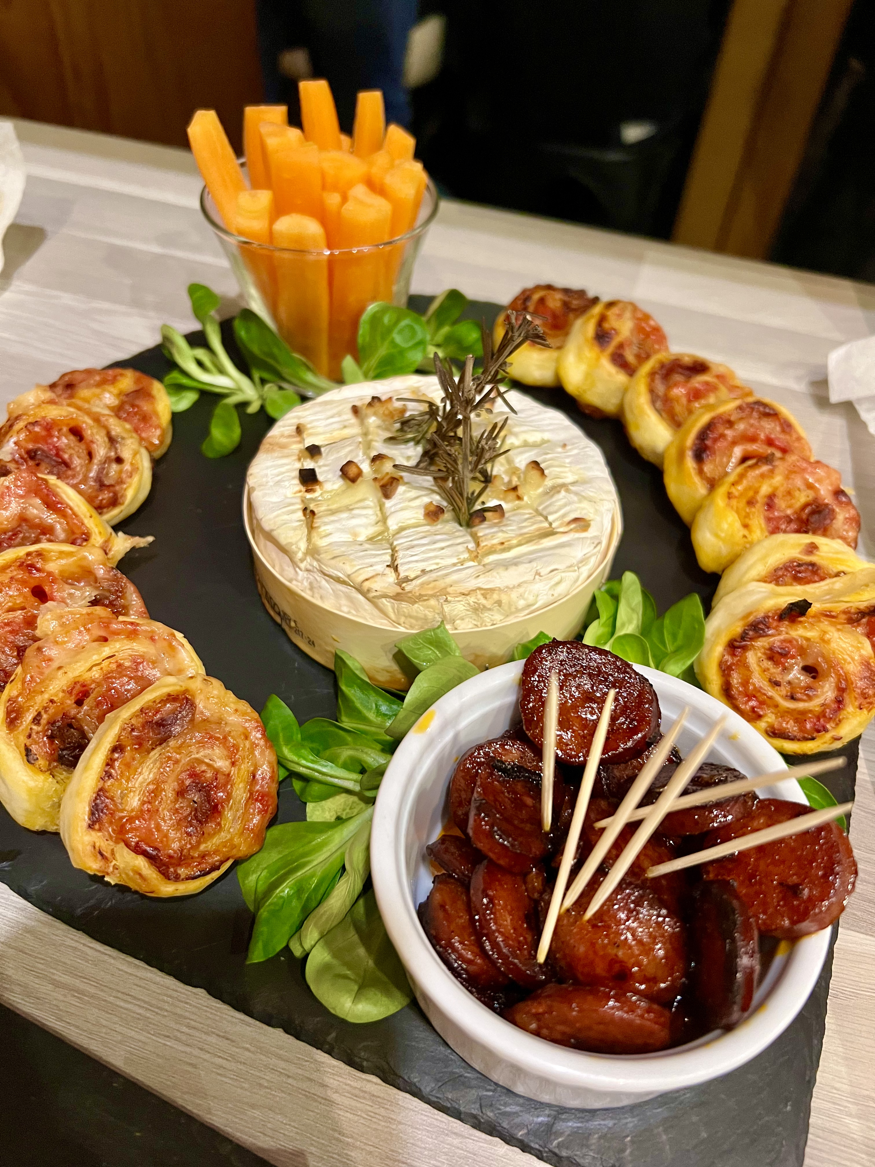 Camembert and Canapes