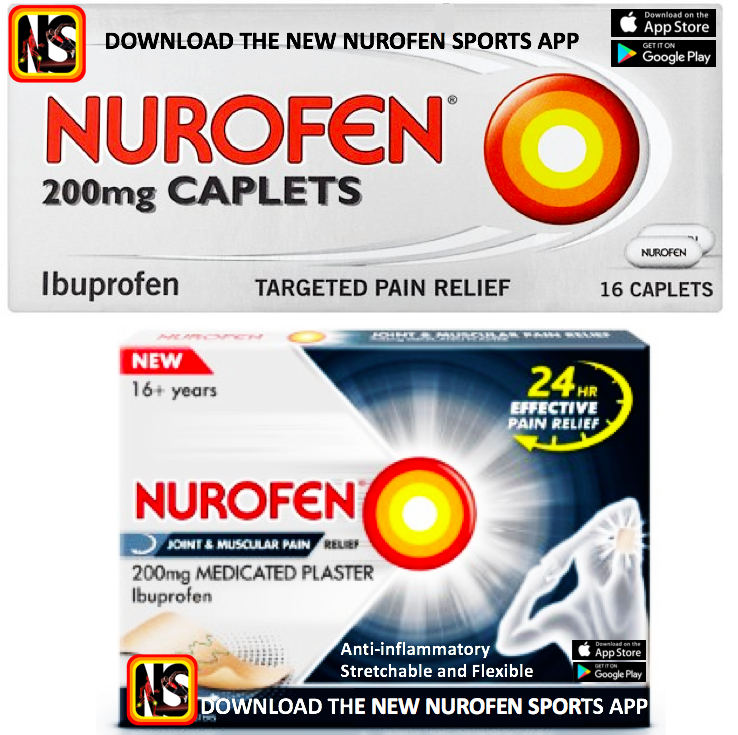Nurofen Sport Advertisement on Nurofen Packaging
