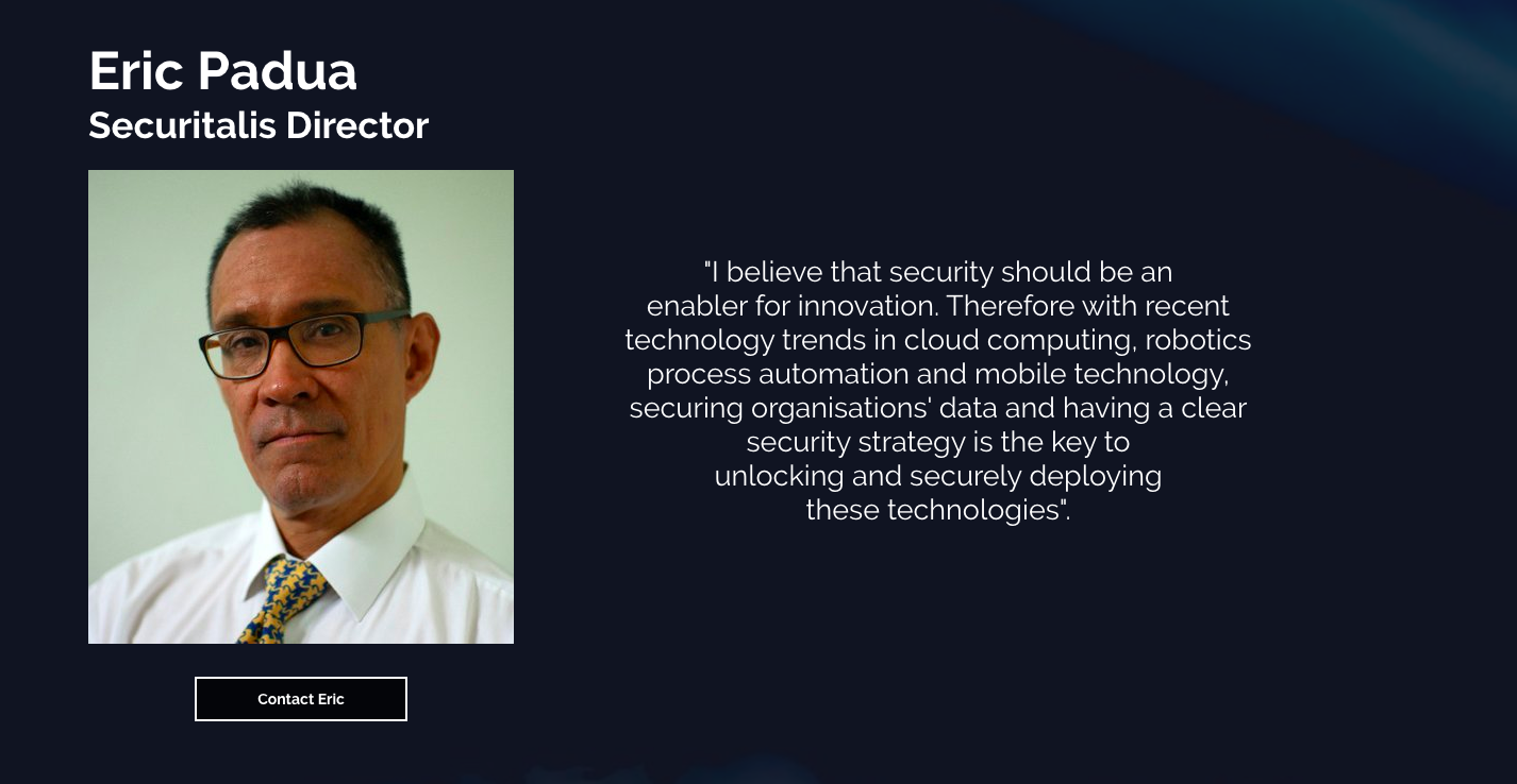 The Securitalis Director Introduction